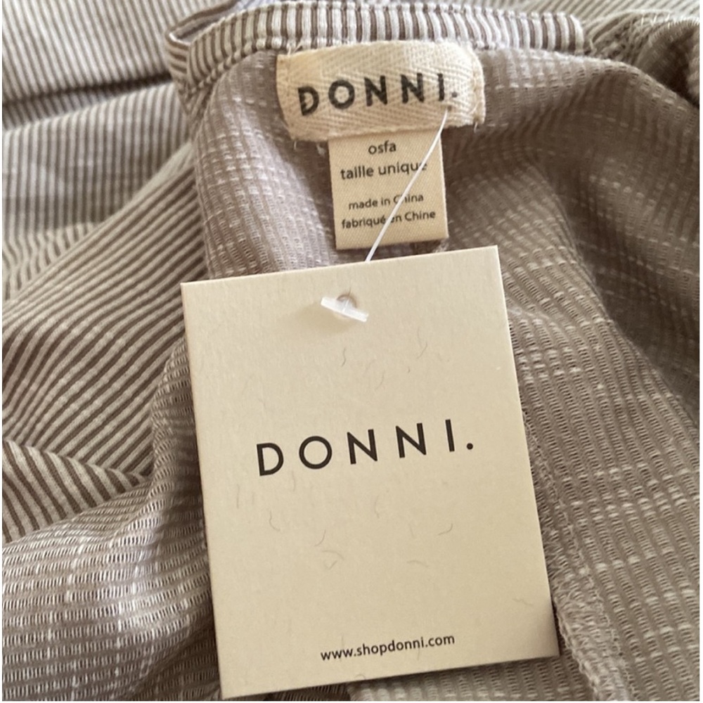 NWT- DONNI Open Front Ribbed Cardigan - Picture 4 of 5